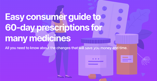 Easy consumer guide to 60-day prescriptions for many medicines 